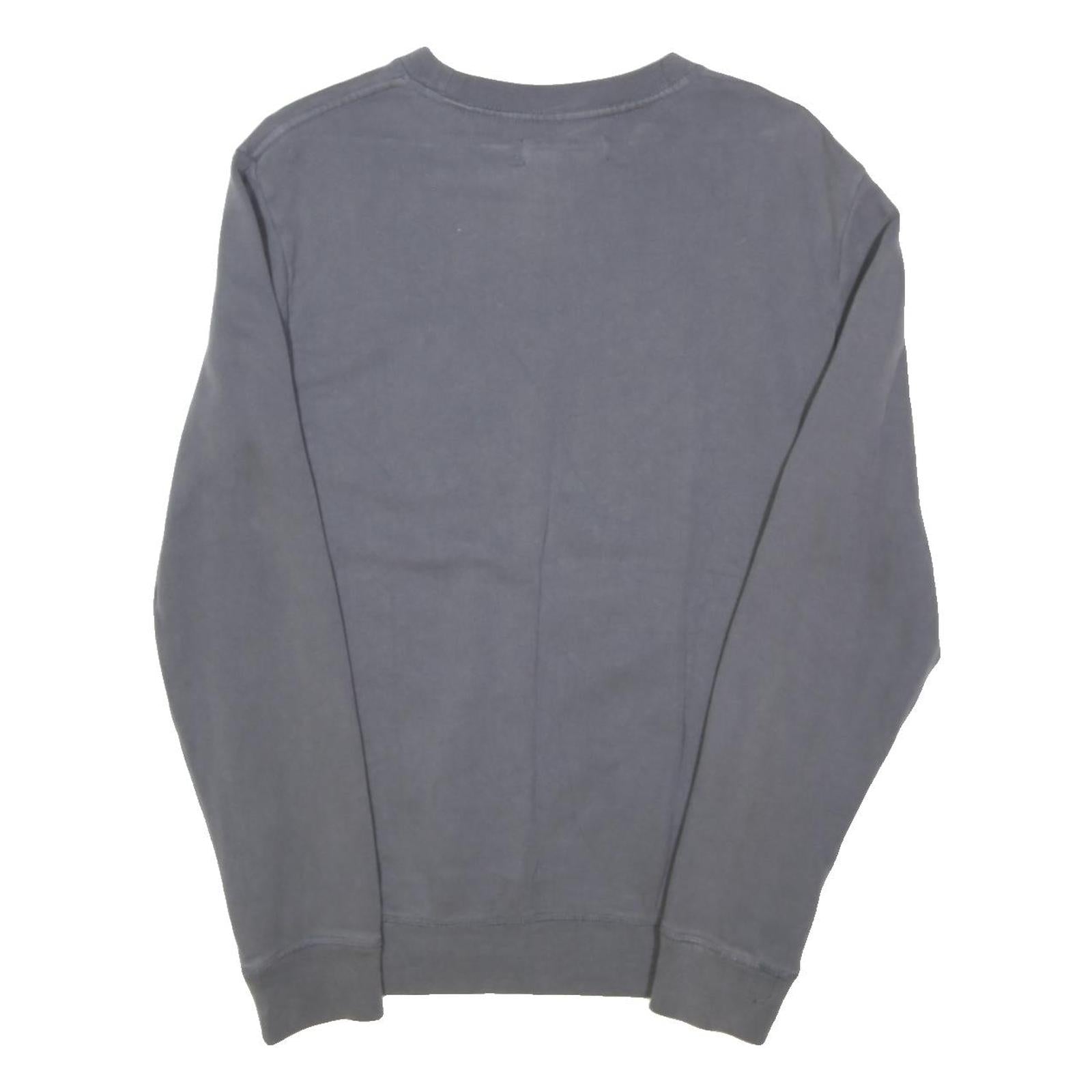 ALLSAINTS Mens Grey Cotton Blend Crew Neck XS Sweatshirt Pullover Casual