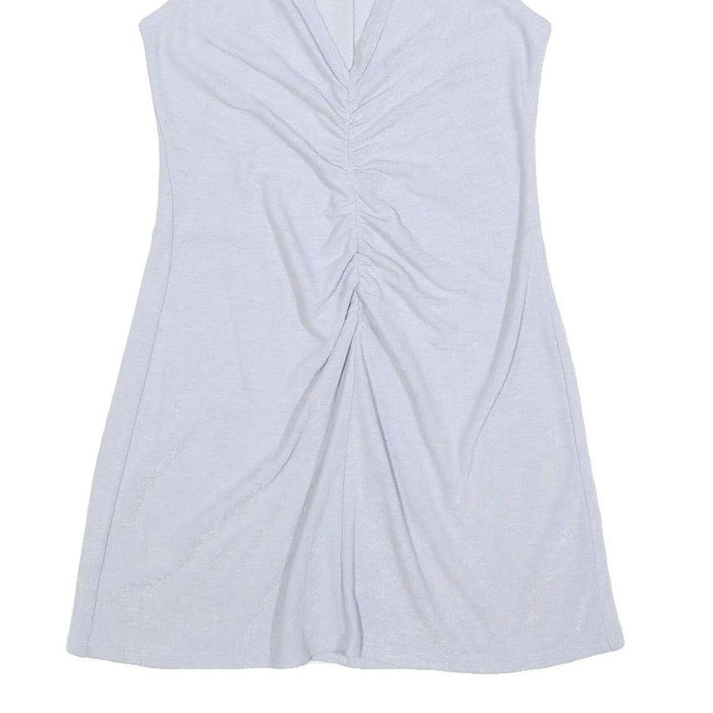 REFORMATION Womens Light Blue Dress Sleeveless Polyester Blend Mini Size S