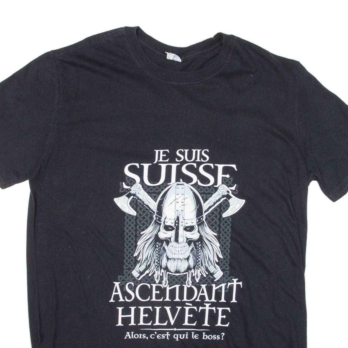 GILDAN Mens T-Shirt Black S