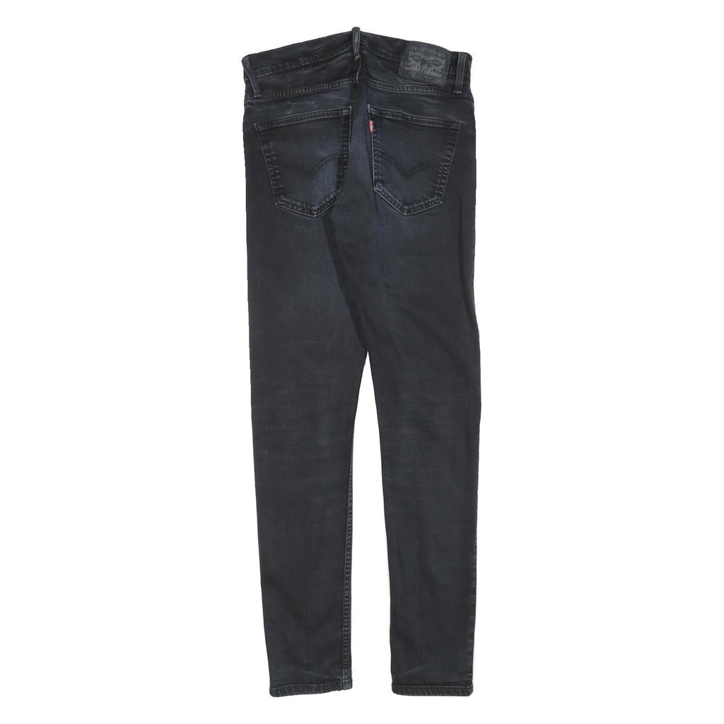 LEVI'S 512 Tapered Mens Jeans Black Slim Tapered Denim W31 L34 Stretch Cotton