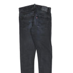 LEVI'S 512 Tapered Mens Jeans Black Slim Tapered Denim W31 L34 Stretch Cotton