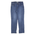 LEVI'S Womens Blue Regular Straight Denim W29 L30 Classic Zip Cotton Blend Jeans