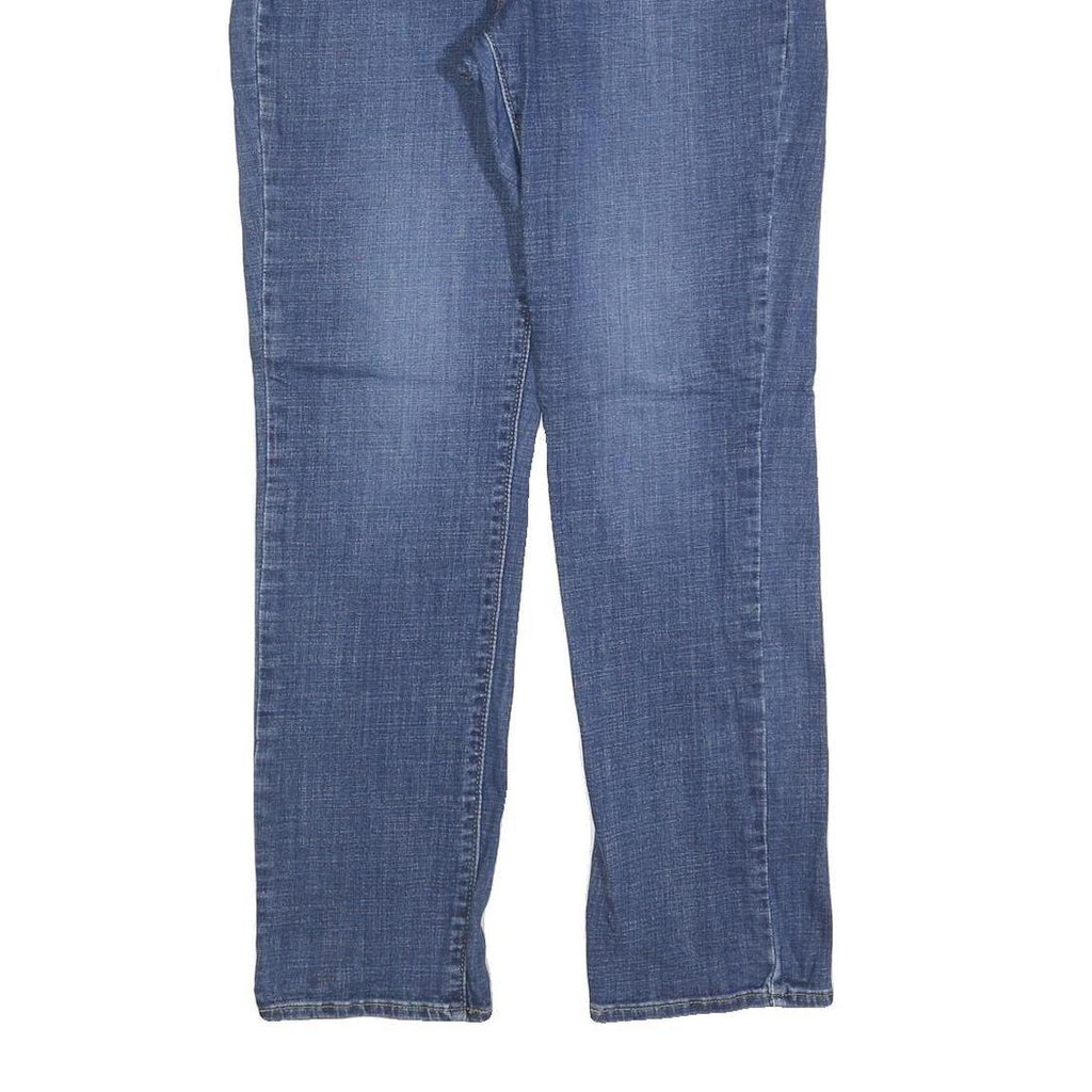 LEVI'S Womens Blue Regular Straight Denim W29 L30 Classic Zip Cotton Blend Jeans