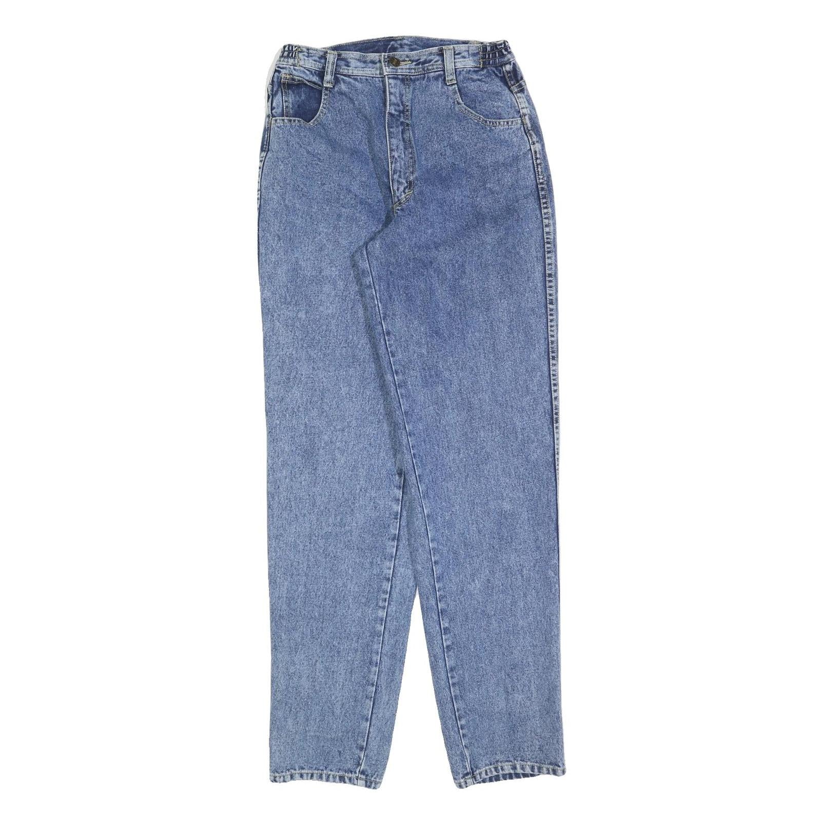Womens Blue Regular Fit Straight Leg Denim Medium Wash W26 L34 Jeans