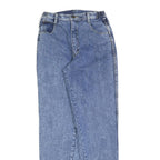 Womens Blue Regular Fit Straight Leg Denim Medium Wash W26 L34 Jeans