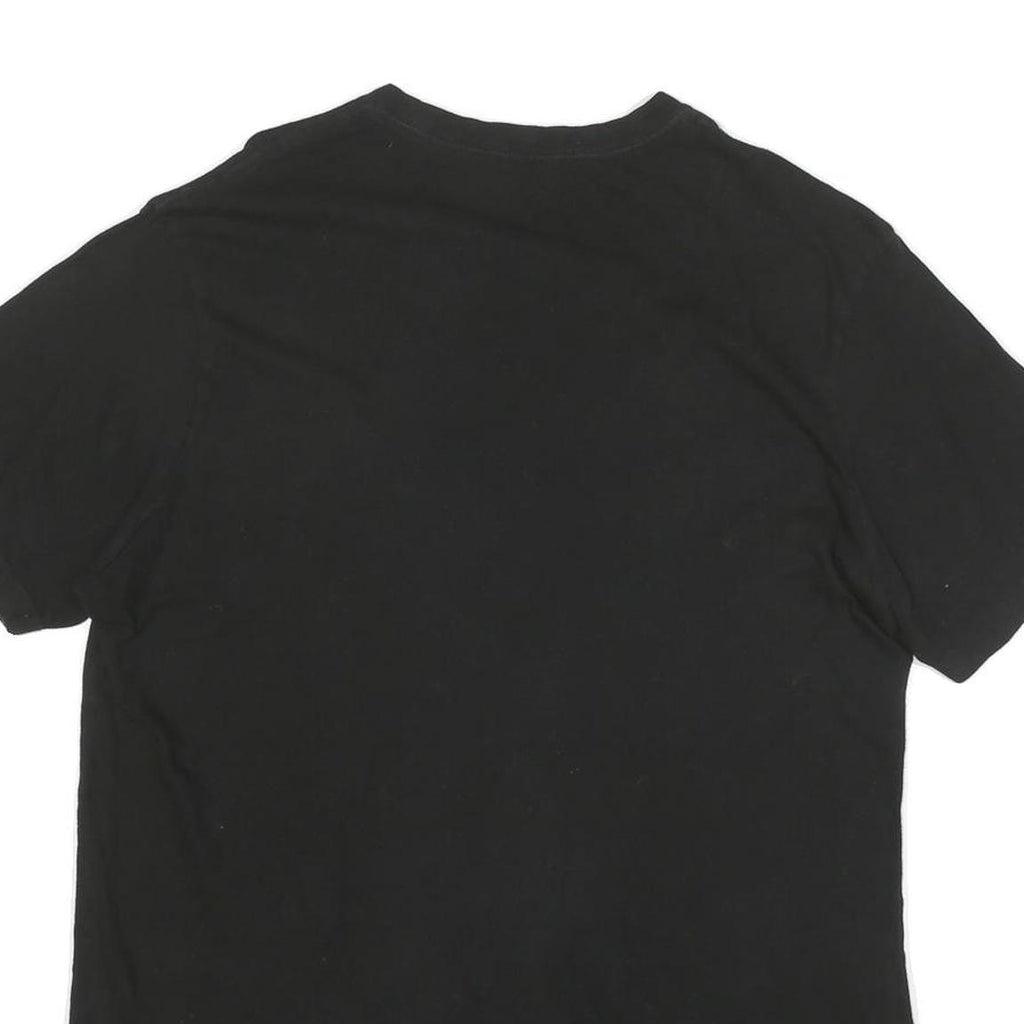 PUMA Mens Black Graphic T-Shirt XL Short Sleeve Crew Neck Sport Casual Top