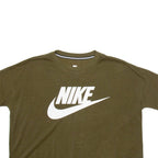 NIKE Cropped Womens T-Shirt Green S