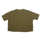 NIKE Cropped Womens T-Shirt Green S