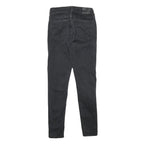 LEVI'S 710 Super Skinny Womens Jeans Black Slim Denim Woven W24 L27 Zip Cotton