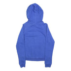 NIKE Mens Blue Hoodie S Cotton Blend Pullover Logo Sweatshirt