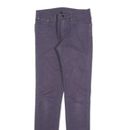 LEVI'S Womens Slim Purple Cotton Blend Denim Jeans W28 L33 Classic Zip Pockets
