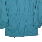 Mens Blue & Navy Zip Up Casual Polyester Blend Jacket M Windbreaker Lightweight