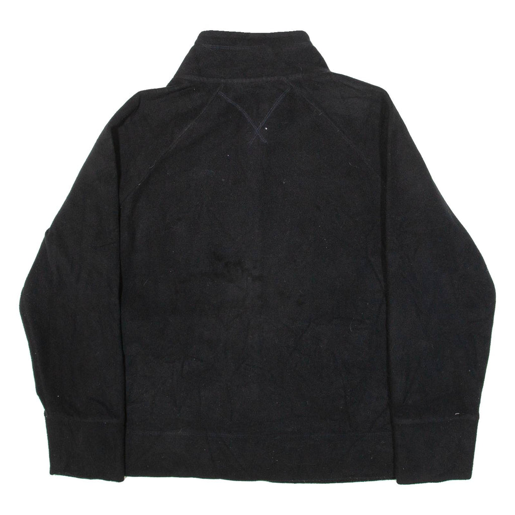 TOMMY HILFIGER Womens Fleece Jacket Black XL
