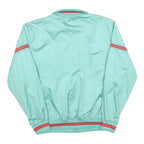 HIPPO Womens Blue Zip Jacket L Polyester Casual Track Style Retro Striped