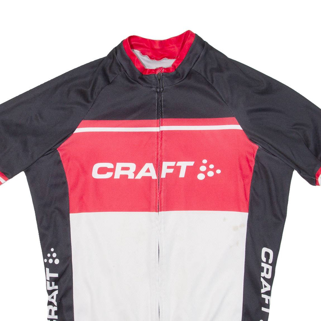 CRAFT Cycling Mens Jersey Red Full Zip L