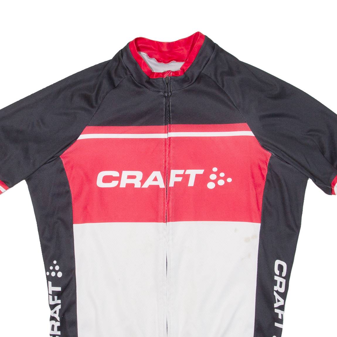 CRAFT Cycling Mens Jersey Red Full Zip L
