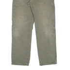 DICKIES Mens Regular Fit Straight Cotton Workwear Jeans W34 L34 Distressed