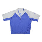 ADIDAS Mens Blue & White Performance Zip Polyester Jacket XL Sportswear
