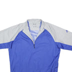 ADIDAS Mens Blue & White Performance Zip Polyester Jacket XL Sportswear
