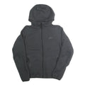 NIKE Mens Black Full Zip Hoodie M Sportswear Casual Cotton Sweatshirt