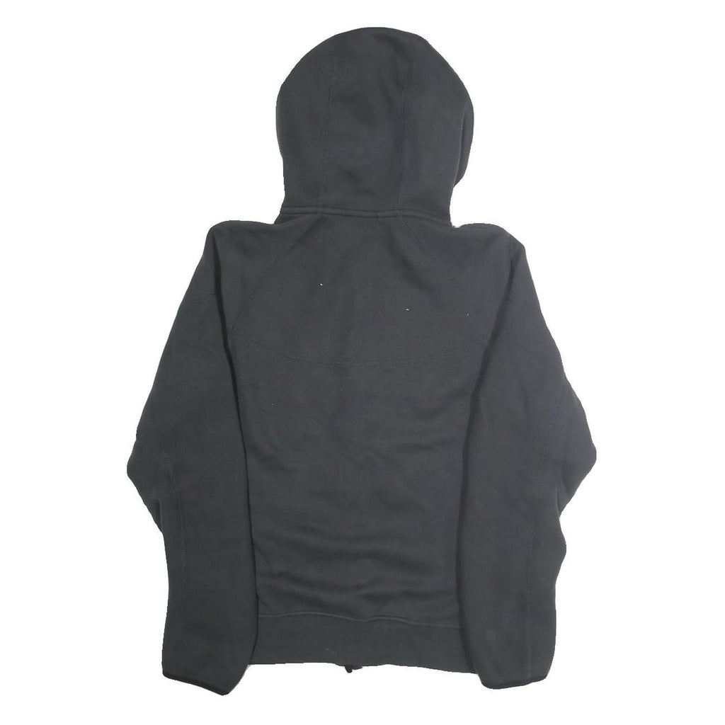 NIKE Mens Black Full Zip Hoodie M Sportswear Casual Cotton Sweatshirt