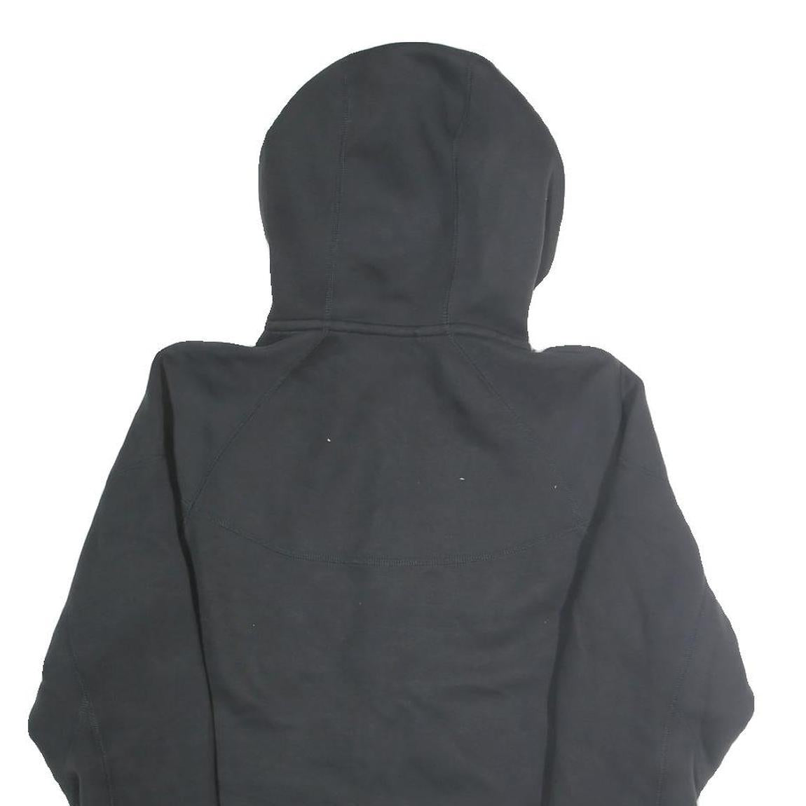 NIKE Mens Black Full Zip Hoodie M Sportswear Casual Cotton Sweatshirt