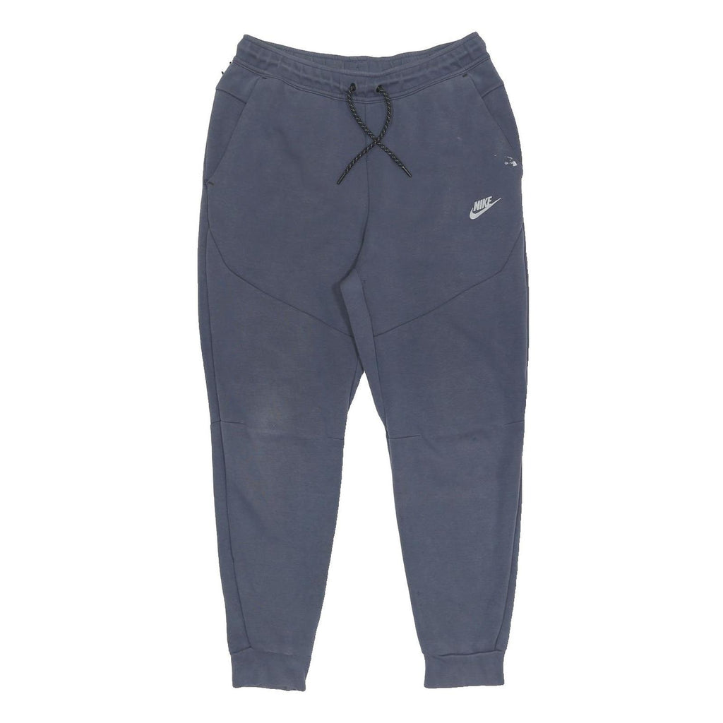 NIKE Mens Joggers Blue Slim Tapered M W30 L26 Cotton Blend Casual Sportswear