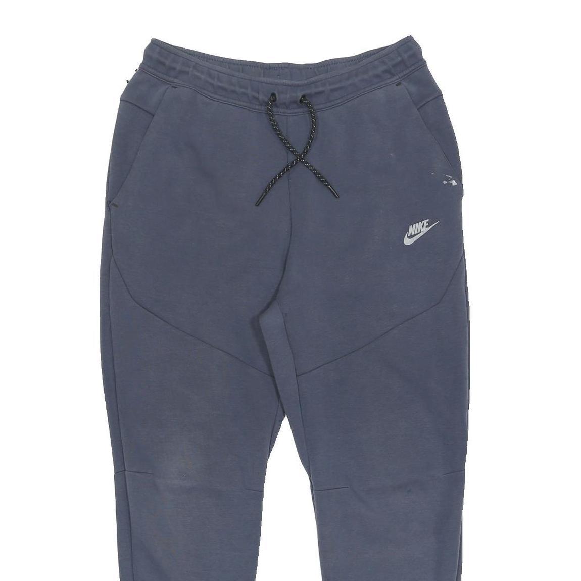 NIKE Mens Joggers Blue Slim Tapered M W30 L26 Cotton Blend Casual Sportswear