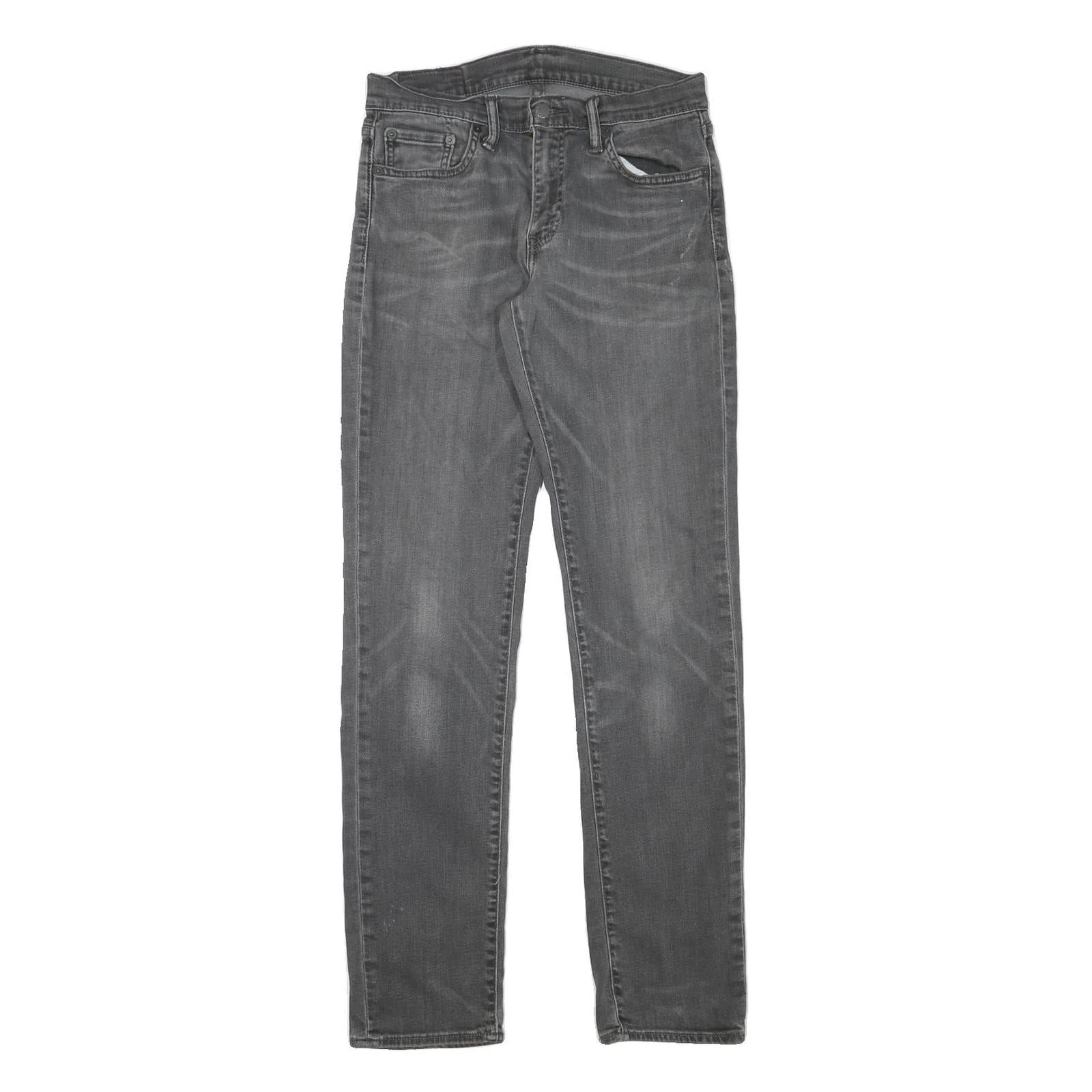 LEVI'S Mens Jeans Black Slim Skinny Denim Medium W29 L33 Stylish Casual Wear