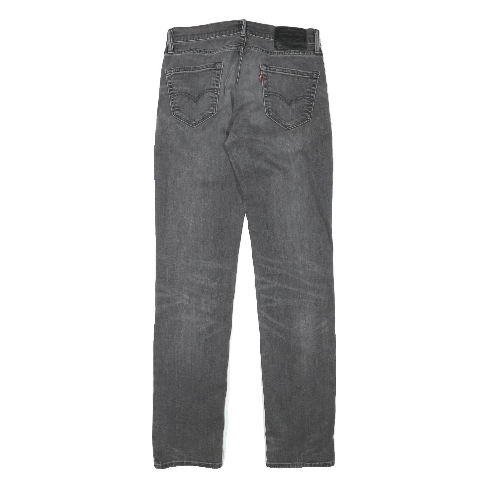 LEVI'S Mens Jeans Black Slim Skinny Denim Medium W29 L33 Stylish Casual Wear