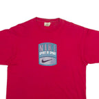 NIKE Mens T-Shirt Red L