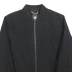 TIMBERLAND Mens Black Jacket M Polyester Bomber Zip Casual Outdoor Lightweight