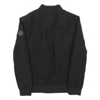 TIMBERLAND Mens Black Jacket M Polyester Bomber Zip Casual Outdoor Lightweight