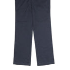 DICKIES Mens Cotton Blend Navy Regular Straight Trousers W28 L28 Workwear Zip