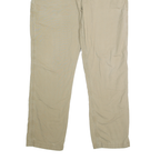 CARHARTT Mens Cotton Blend Beige Relaxed Straight Trousers W40 L34 Workwear Zip