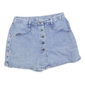 WRANGLER Womens Denim Shorts Light Blue S W28 Button Fly Casual Summer