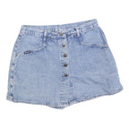WRANGLER Womens Denim Shorts Light Blue S W28 Button Fly Casual Summer