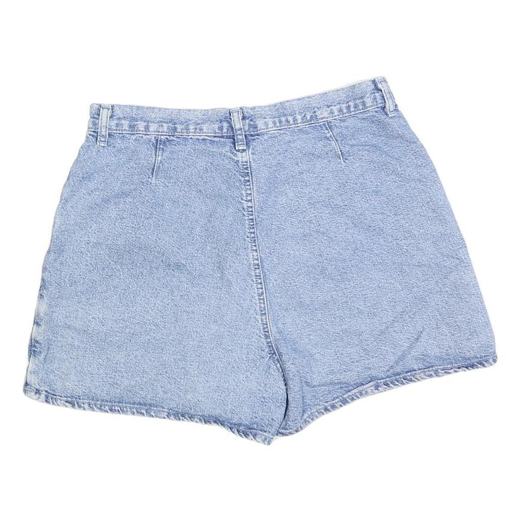 WRANGLER Womens Denim Shorts Light Blue S W28 Button Fly Casual Summer
