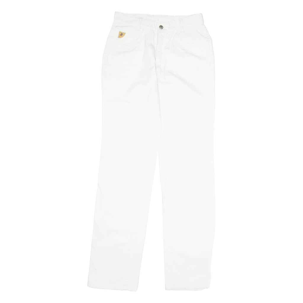 LOIS Mens Trousers White Regular Straight W28 L32