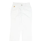 LOIS Mens Trousers White Regular Straight W28 L32