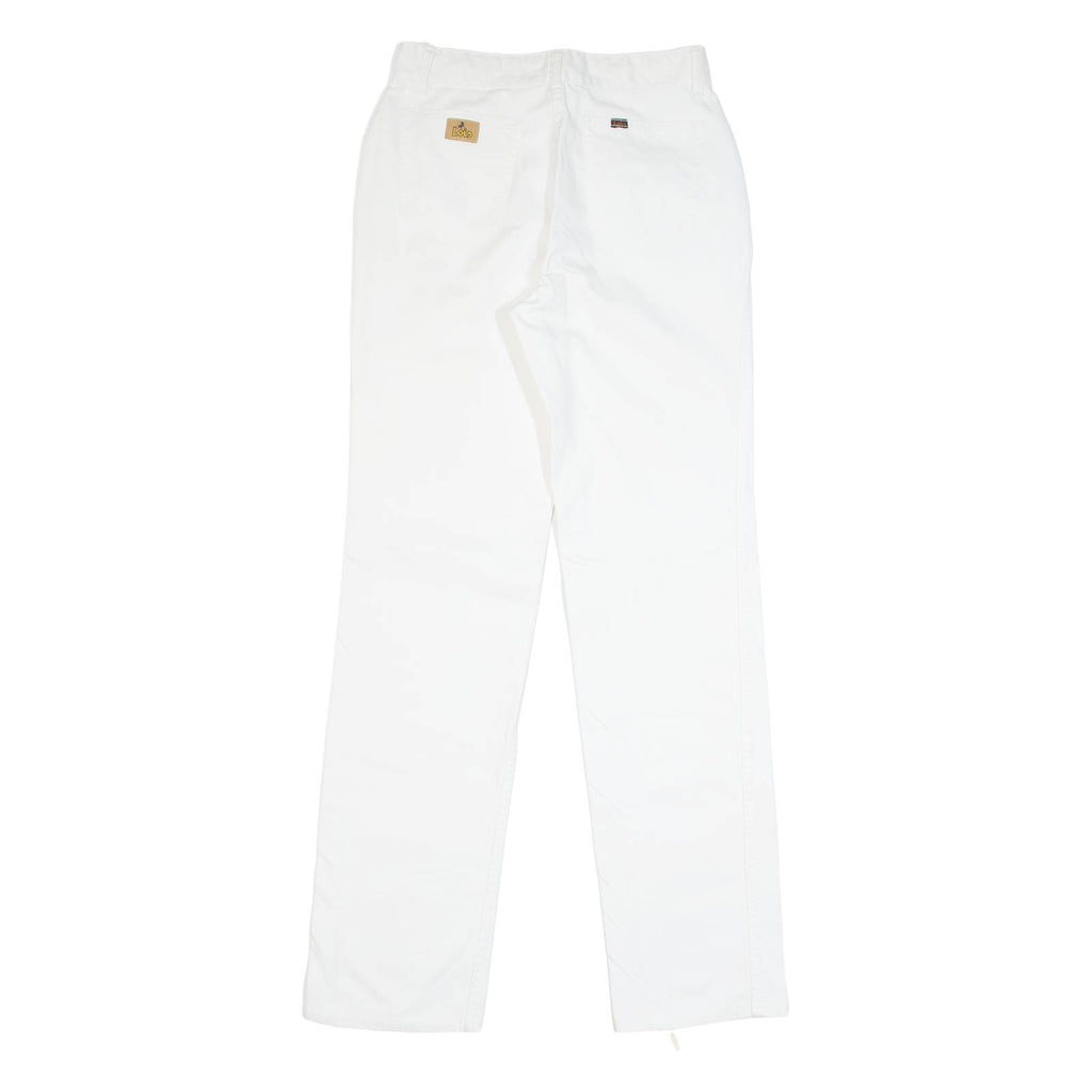 LOIS Mens Trousers White Regular Straight W28 L32