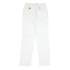 LOIS Mens Trousers White Regular Straight W28 L32