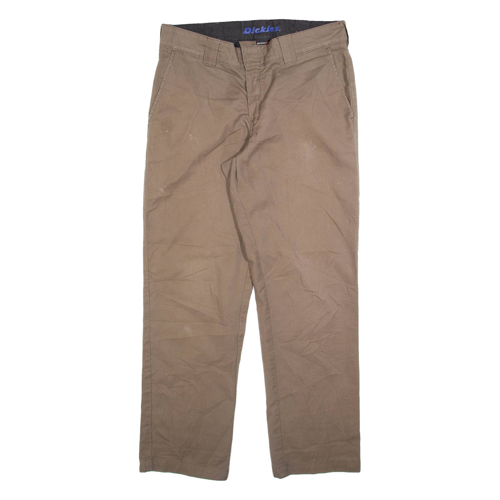 DICKIES Mens Trousers Grey Slim Tapered W32 L30