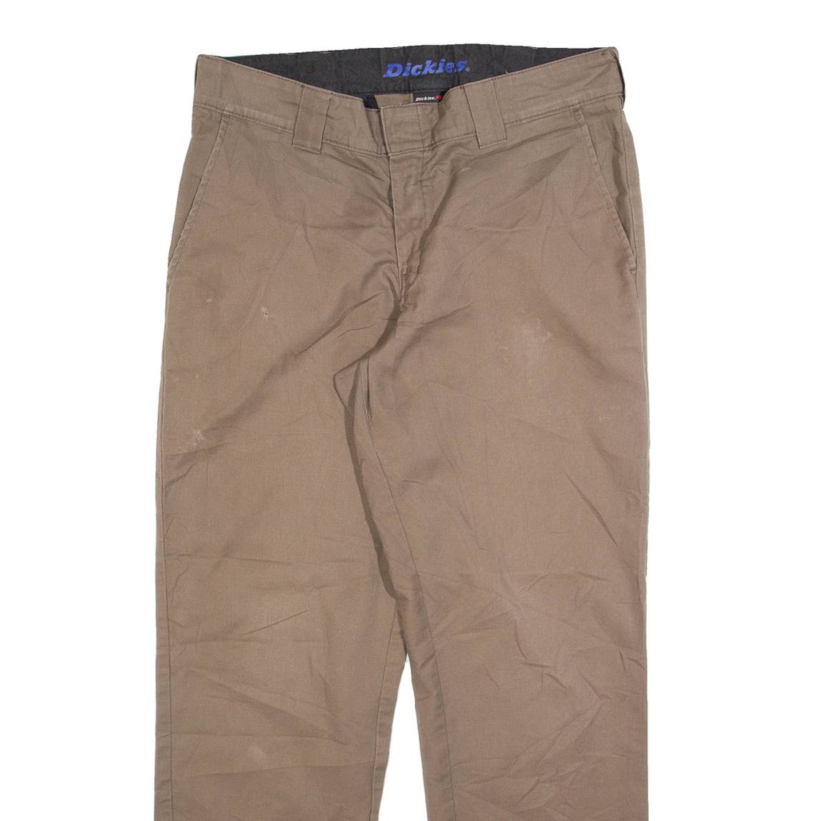 DICKIES Mens Trousers Grey Slim Tapered W32 L30