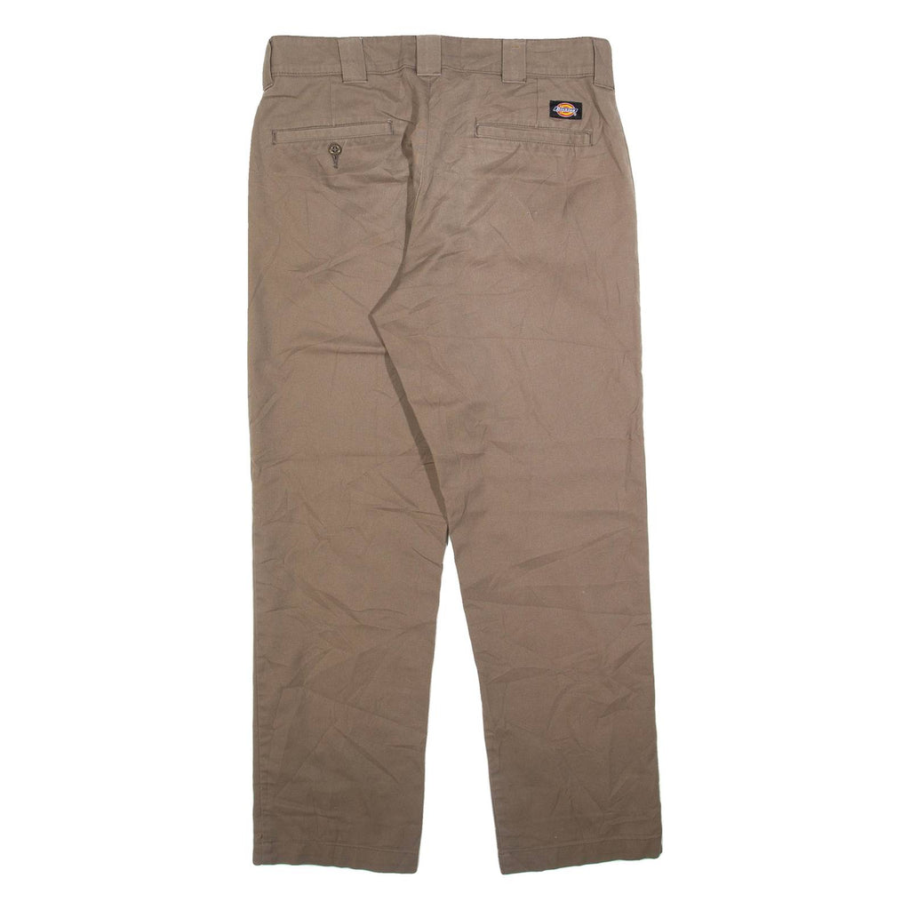DICKIES Mens Trousers Grey Slim Tapered W32 L30