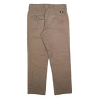 DICKIES Mens Trousers Grey Slim Tapered W32 L30