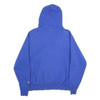 CHAMPION REVERSE WEAVE Mens Blue Hoodie M Cotton Blend Pullover