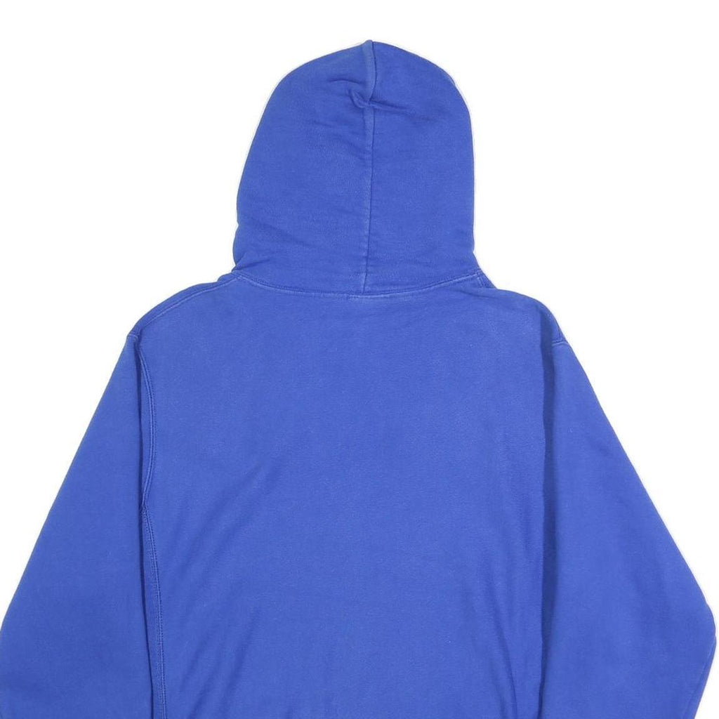CHAMPION REVERSE WEAVE Mens Blue Hoodie M Cotton Blend Pullover