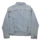 LEVI'S Womens Blue Denim Jacket M Cotton Button Closure Classic Fit Casual