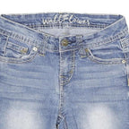 WALLFLOWER Womens Denim Blue Casual Shorts XXS W25 Cotton Blend